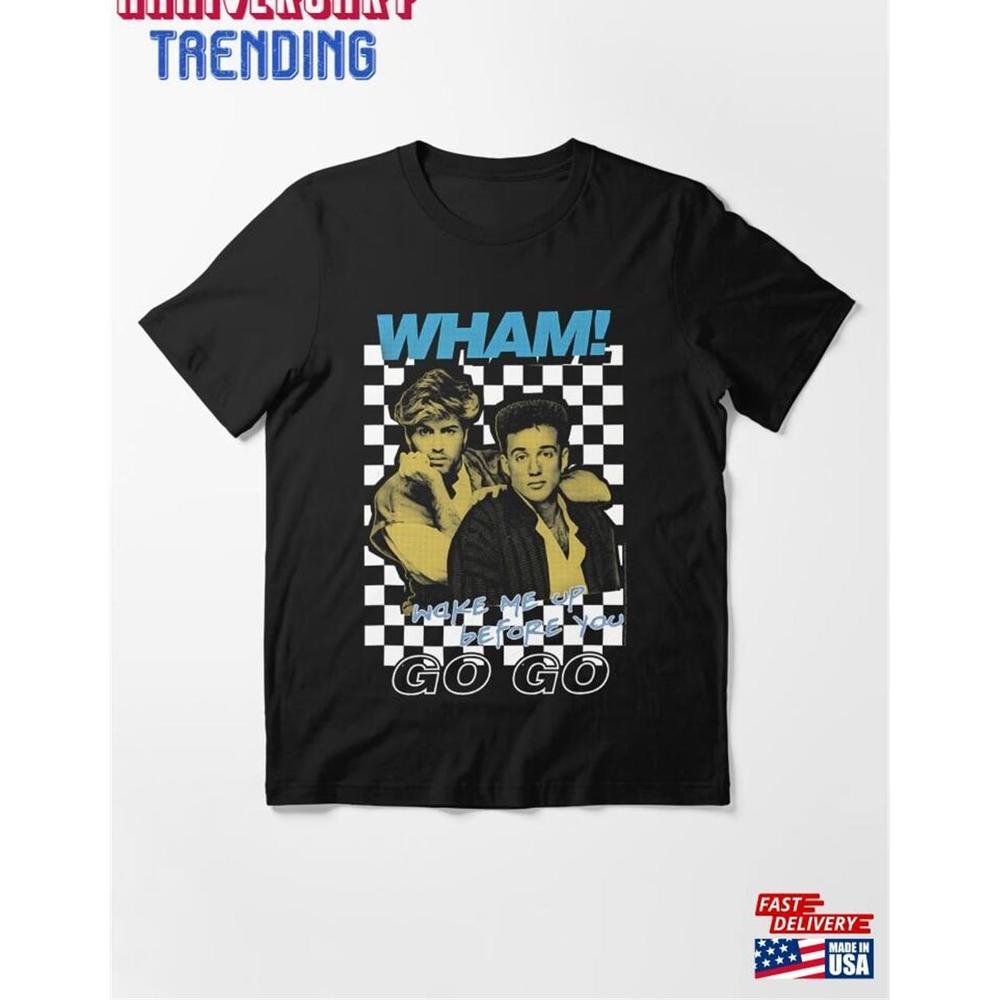 Whams Music Band Classic Tour 2024 Essential Tshirt Unisex - Picture 1 of 4